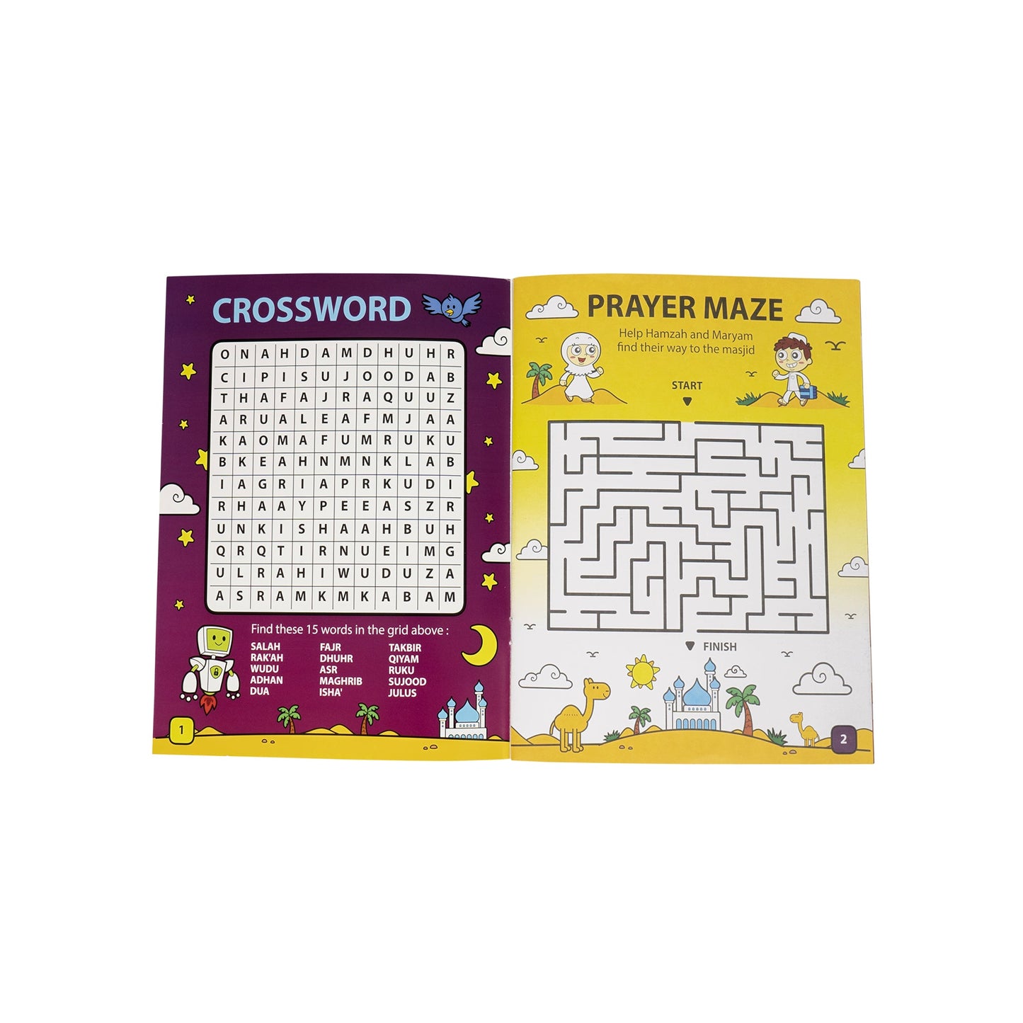 Smart Interactive Kids Prayer Mat Pink Version |  Now with Salah Translation | A beautiful Ramadan and Eid gift for loved ones