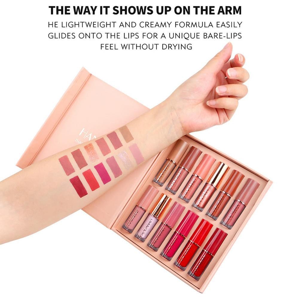 12 Colors Matte Liquid Lipstick Lip Gloss Set 2.5ml*12pcs * پارسل کول کر چک کرے اس کے بعد پیمنٹ ادا کرے