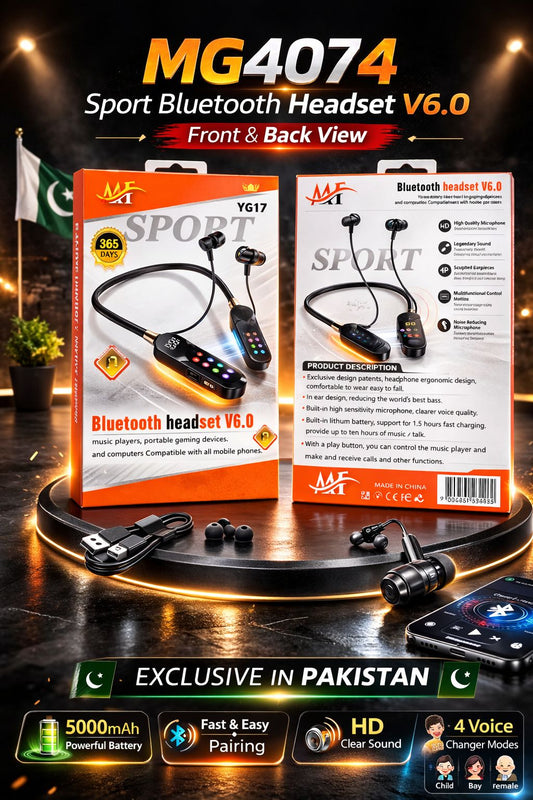 𝐌𝐆𝟒𝟎𝟕𝟒 𝐒𝐩𝐨𝐫𝐭 𝐁𝐥𝐮𝐞𝐭𝐨𝐨𝐭𝐡 𝐇𝐞𝐚𝐝𝐬𝐞𝐭 𝐕𝟔.𝟎 – 𝟓𝟎𝟎𝟎𝐦𝐀𝐡 𝐁𝐚𝐭𝐭𝐞𝐫𝐲 | 𝐇𝐃 𝐒𝐨𝐮𝐧𝐝 | 𝟒 𝐌𝐨𝐝𝐞 𝐕𝐨𝐢𝐜𝐞 𝐂𝐡𝐚𝐧𝐠𝐞𝐫 | 𝐅𝐚𝐬𝐭 𝐏𝐚𝐢𝐫𝐢𝐧𝐠 𝐍𝐞𝐜𝐤𝐛𝐚𝐧𝐝