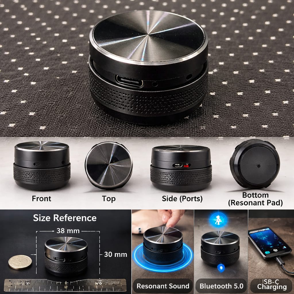 Wireless Waterproof Resonant Speaker