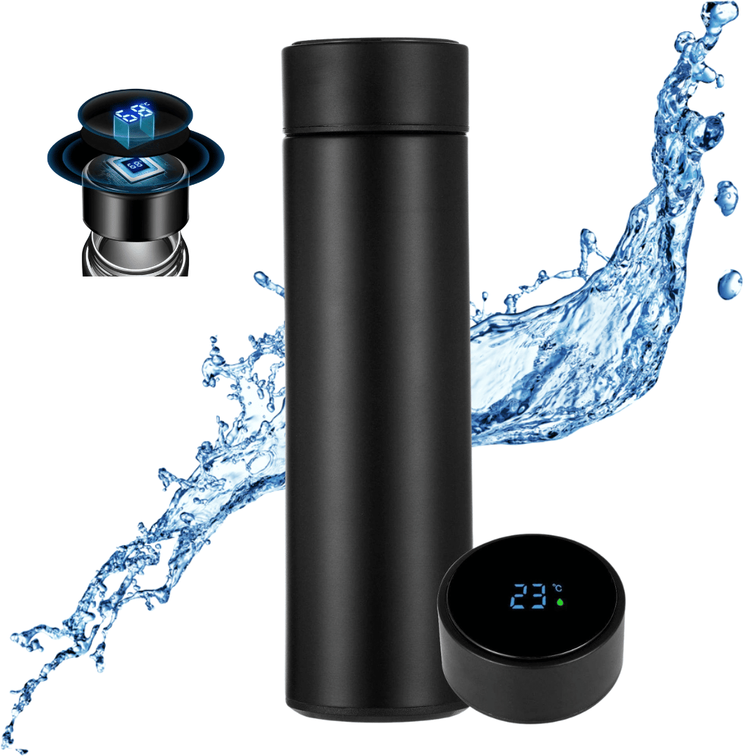 Smart LED Temperature Water Bottle – 500ml