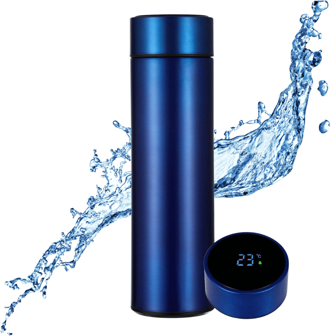 Smart LED Temperature Water Bottle – 500ml