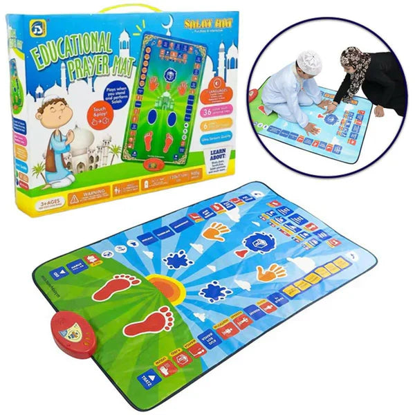 Automatic Educational Prayer Mat For Kids ( Allow To Open)