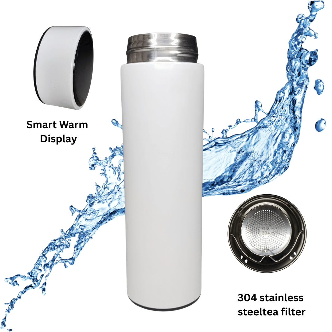Smart LED Temperature Water Bottle – 500ml